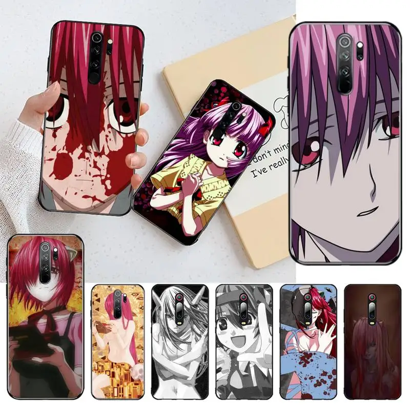 anime girl Elfen Lied DIY phone Case cover Shell for Redmi Note 9 8 8T 8A 7 6 6A Go Pro Max K20 | Мобильные телефоны и
