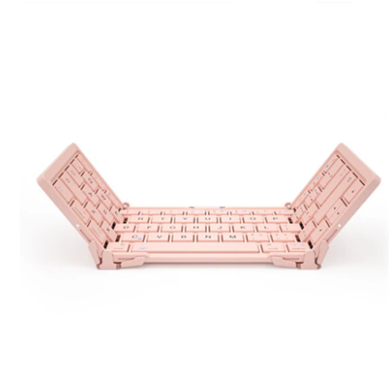 Dobrou o Teclado para o Telefone Case de Alumínio Conectado sem Fio de Bluetooth B.o.w Tabuleta Apoia Android Windows pc Que Ios - Imagem 2