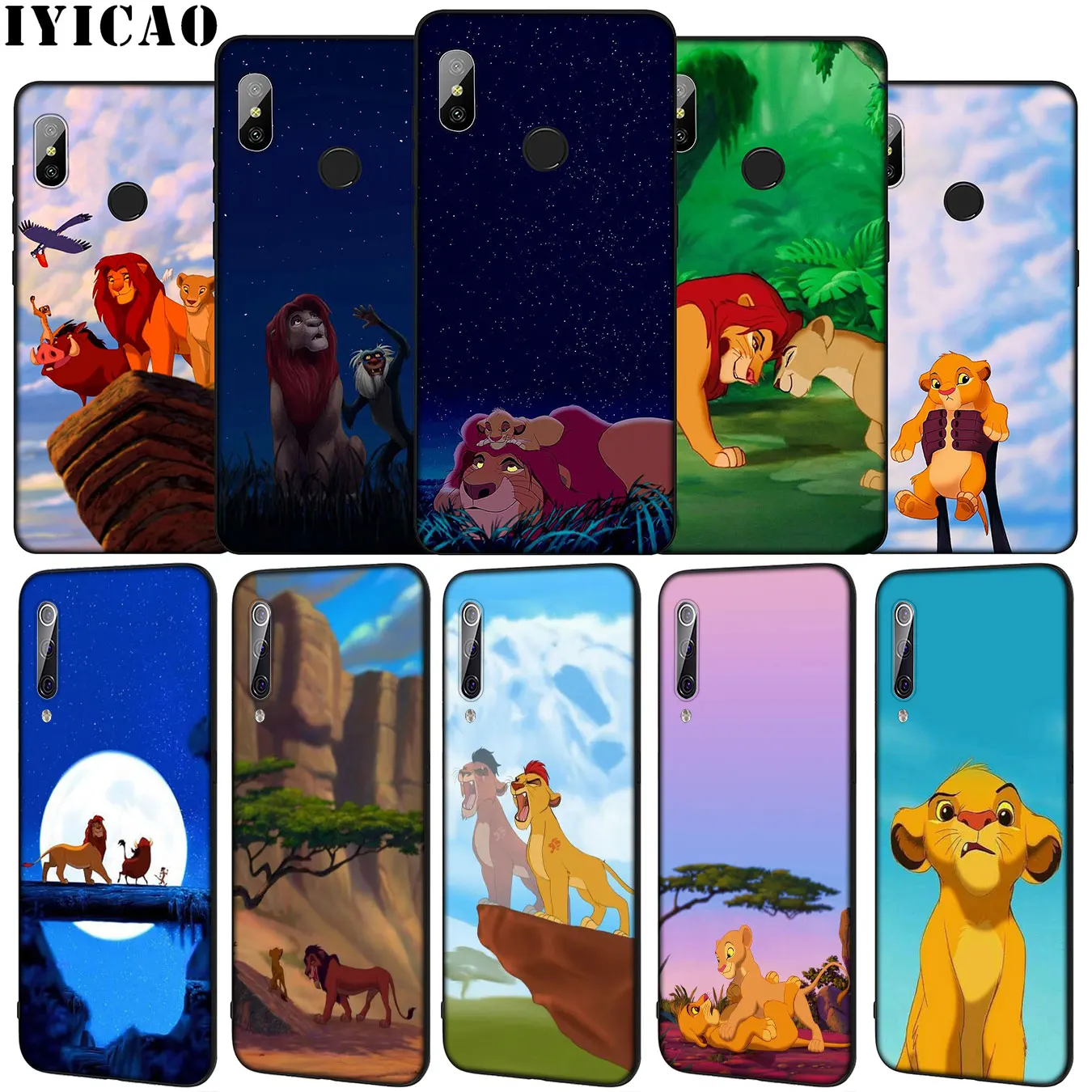 IYICAO The Lion King Best Soft Silicone Phone Case for Xiaomi Mi 10 9 9T A3 Pro 8 SE A2 Lite A1 CC9 CC9E 6 pocophone f1 Mi10 | Мобильные