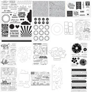 

hello Clear Silicone Stamp / seal for DIY Scrapbooking / Album Decorative Clear Stamp Sheets A408