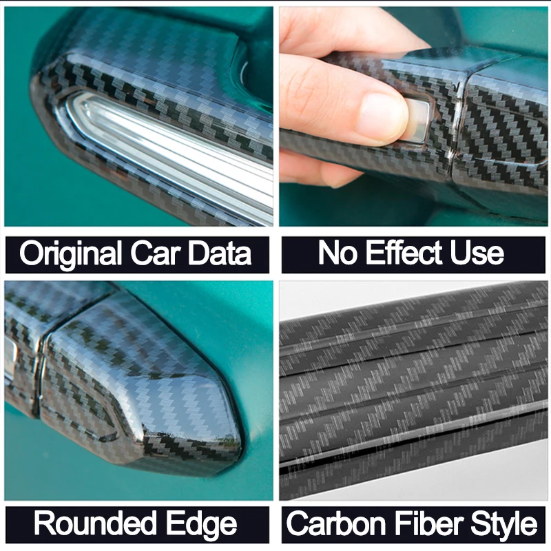 Car Door Handle Cover Sticker for Cadillac XT4 XT5 XT6 CT4 CT6 ATS XTS Accessories 2013 2014 2015 2016 2017 2018 2019 2020