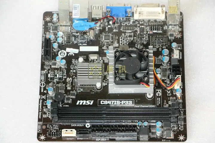 

For MSI C847IS-P33 integrated intel dual-core CPU DDR3 17*17 Mini-ITX Original Used motherboard