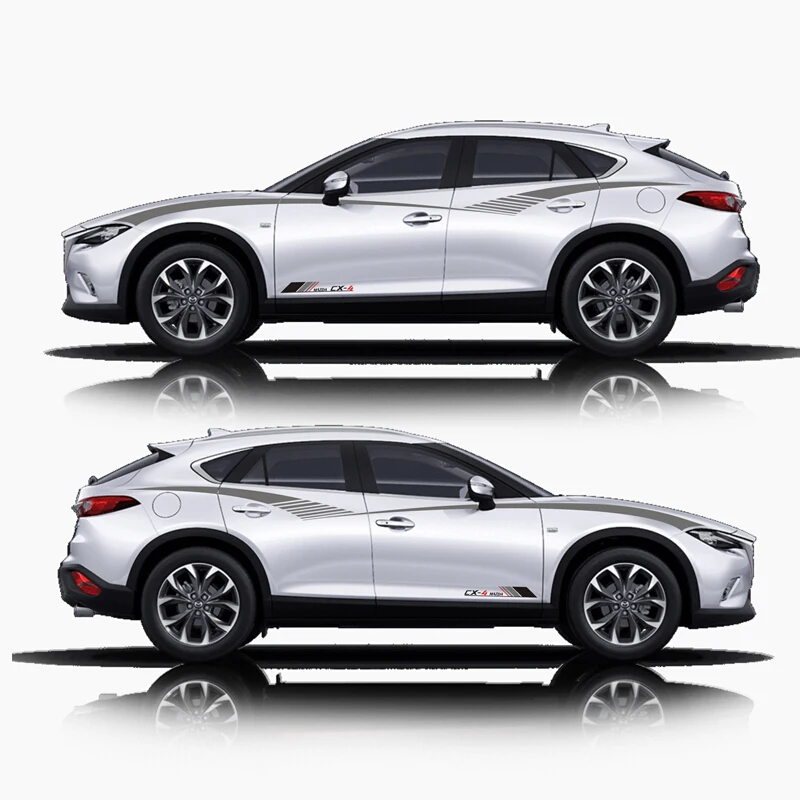 Спортивные полосы автомобиля стикеры s для Mazda CX-4 Mark Levinson гоночный Стайлинг Авто тела весь наклейка