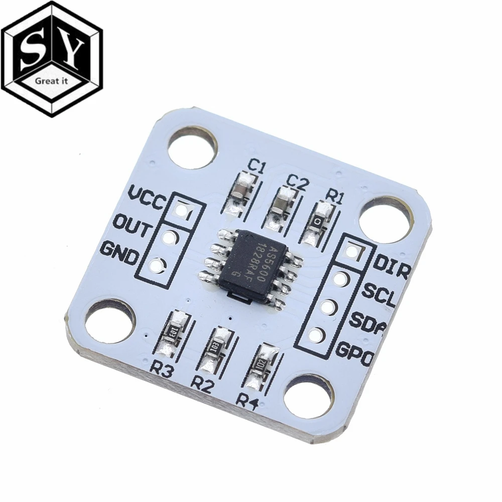 【Alizeker Mall】AS5600 magnetic magnetic induction angle measurement sensor module 12bit high aduino. 