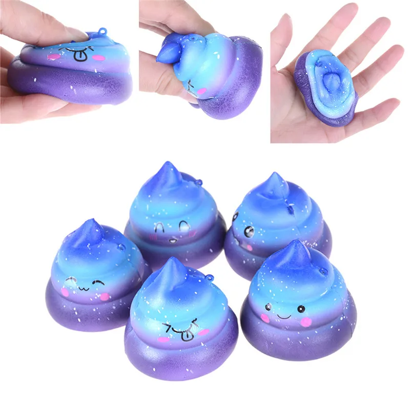 Squishy Funny Crazy Scented Charm Antistress Slow Rising Simulation Shit Dung Slime Toys Gadget Wholesale
