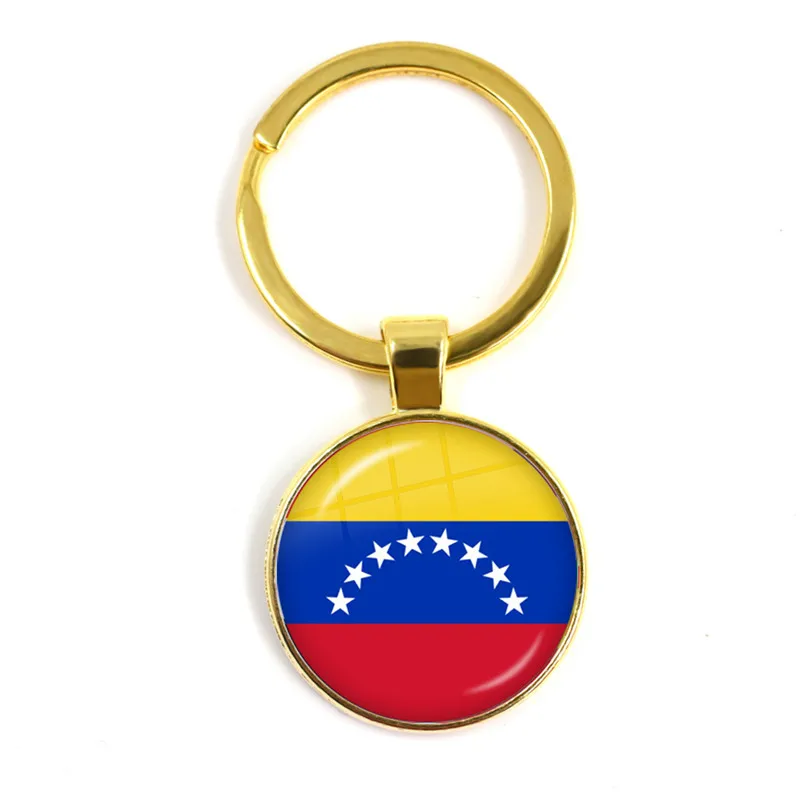 26 Советское соединение, Бразилия, Канада, Нидерланды, Израиль, Сирия, Venezuela, Соединенные Штаты, национальный флаг Испании стеклянный выпуклый брелок Брелоки - Цвет: 26
