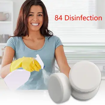 

10/100pc 84 Chlorine-containing Instant Disinfection Sterilization Effervescent Tablet Clarifier Kit Home Car Cleaner Tool TSLM2