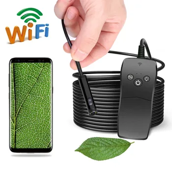 

Endoscope For Car Android iphone Smartphone Wifi Dual Cameras 2MP 8mm 1/2/3/5M Hard Cable 6LED Adjustable IP68 Waterproof 800mAh