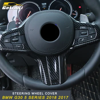 

Auto Steering wheel cover frame trim Sticker accessories For BMW G30 5 series 2018 2017 18 X3 G01