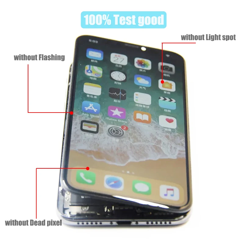 BFOLLOW OLED для iPhone X AAA экран в сборе Замена дигитайзер дисплей печать закаленное стекло
