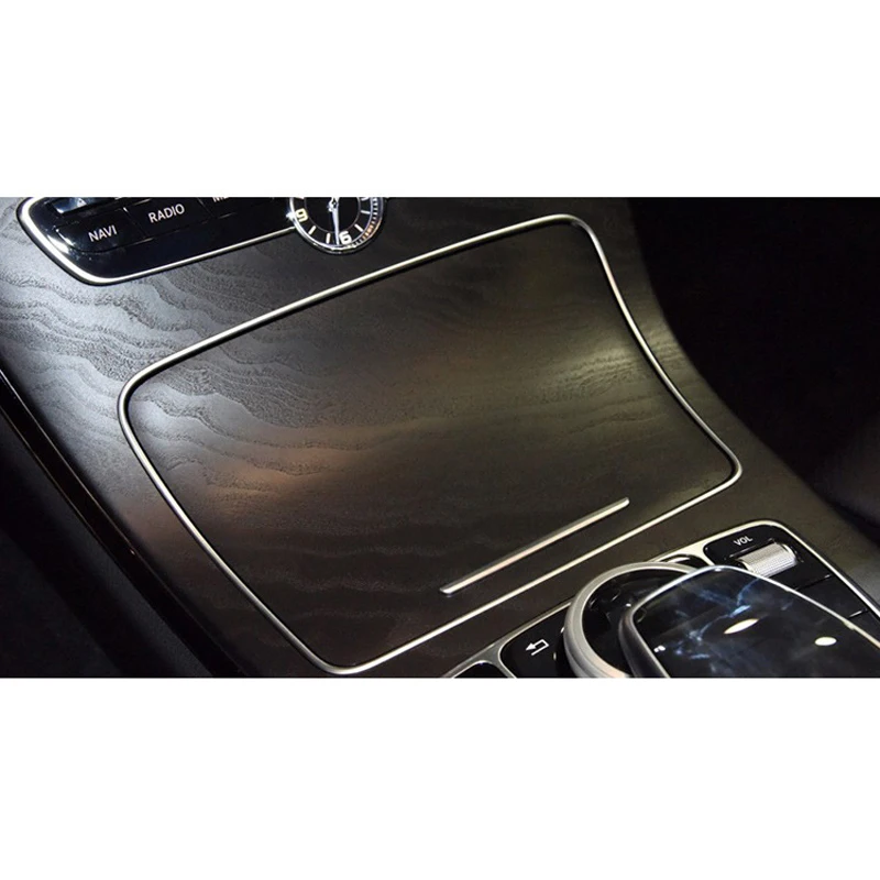 Подстаканник дымовой пыли рамка планки серебро для Benz C E класс W205 W213 GLC200