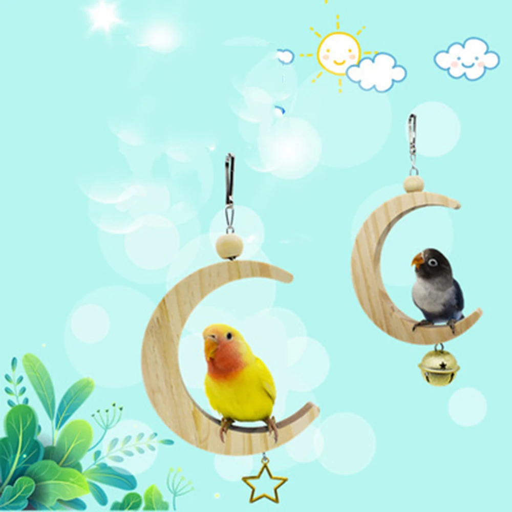 Juguetes de loros y accesorios de aves para mascotas, soporte de oscilación, jaula de periquito, vogel africano, speelgoed, parkiet|Juguetes para pájaros| AliExpress
