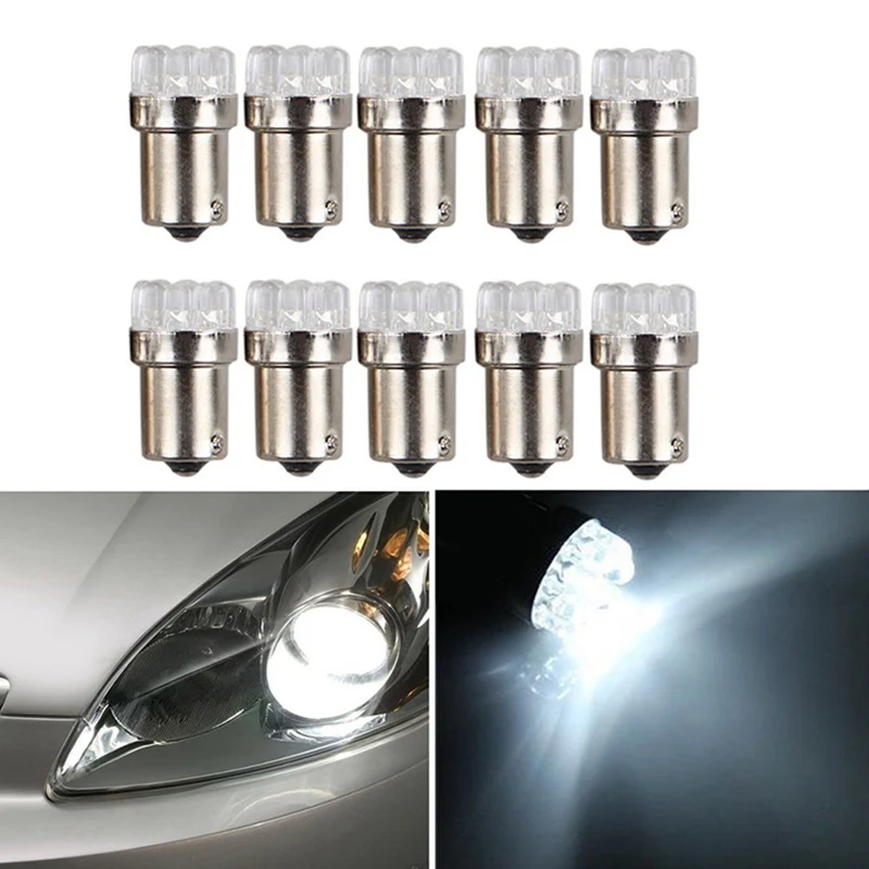 

Lcyonger 1Pcs G18 1156/ 1157 9LED S25 LED Bulbs Reversing Brake Turn Signal Lights Car Auto LED Accessories Light