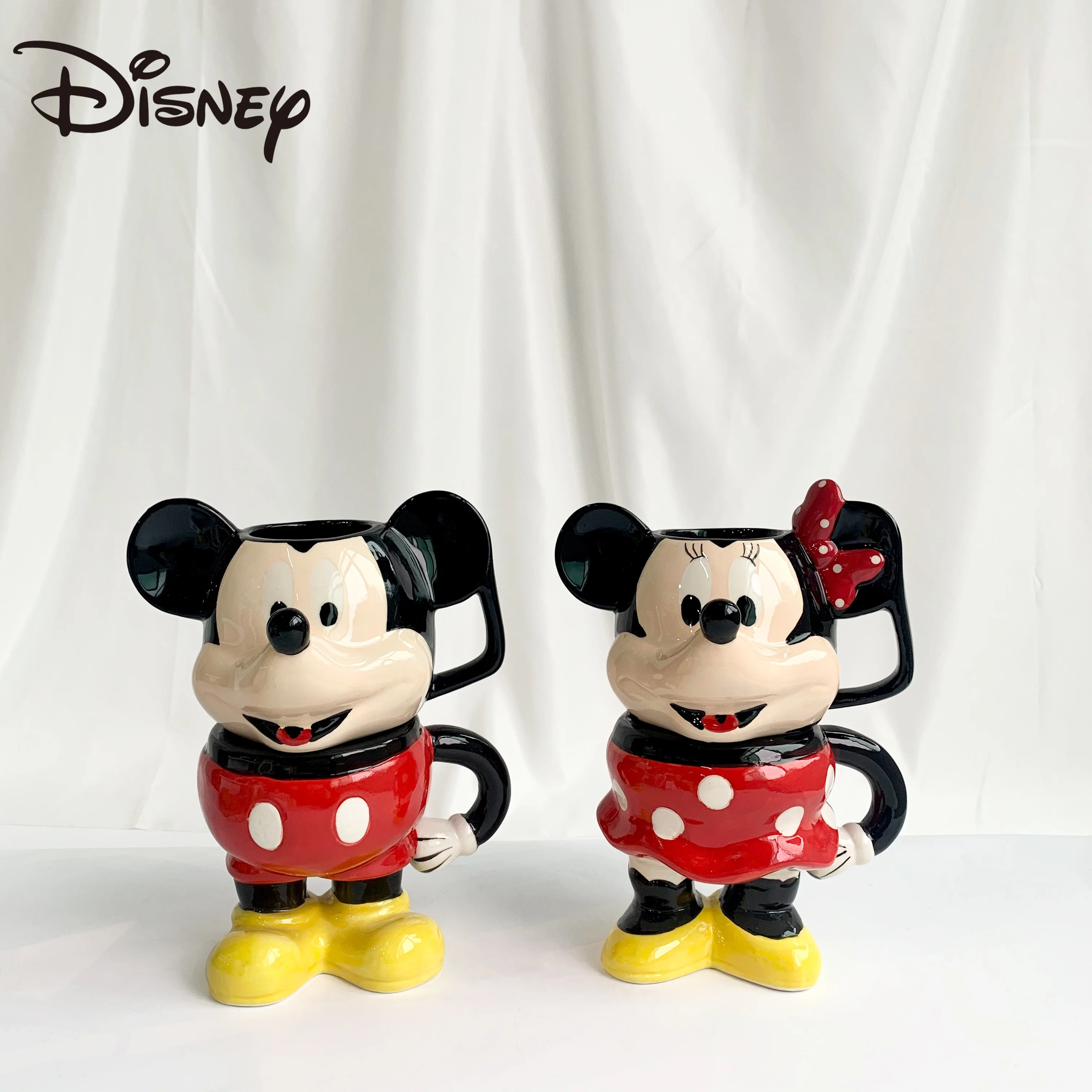 Disney Water Mug 3D Ceramic Mickey Minnie for Home Use In Cute Shape Mixing Cups Coffee Cup | Дом и сад