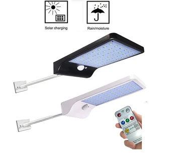 

450 LM 48 LED Solar Power Street Light PIR Motion Sensor wall Lamp Outdoor Waterproof wall+Lamp Garden-Street-Flood-spot-yard li