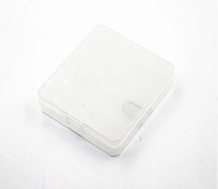 2 x 21700 Battery Case Plastic Transparent Hard White Holder Storage Box |