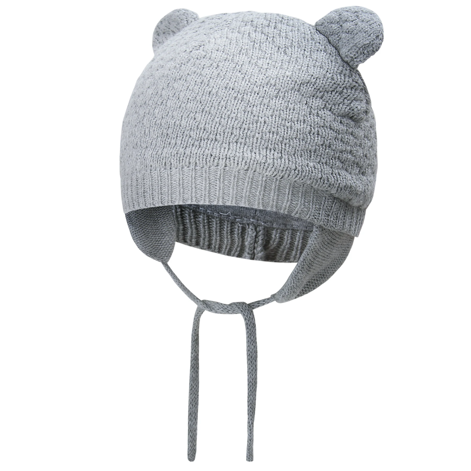 TOU-Baby, шапки для мальчиков, милые детские вязаные шапки для девочек, детские хлопковые зимние теплые зимне наушники шапка