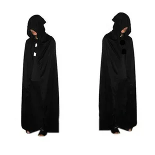 Halloween Stand Collar Black Red Mantle Wizard Mantle Vampire Mantle Double Layer Mantle Reversible 1.4 M