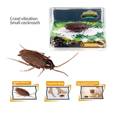 

Simulation Electric Cockroach Insect Model Funny Cat Tricky Toy Spoof Animal Electric Small Cockroach Toy Gift for Kids