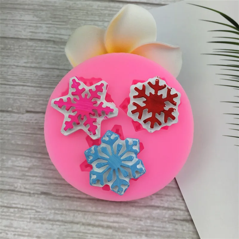 Fruit Leaves Snowflake Shape Silicone Mold Cake Decorating Tools DIY Fondant Chocolate Moulds Baking Accessories Kitchen Tool |