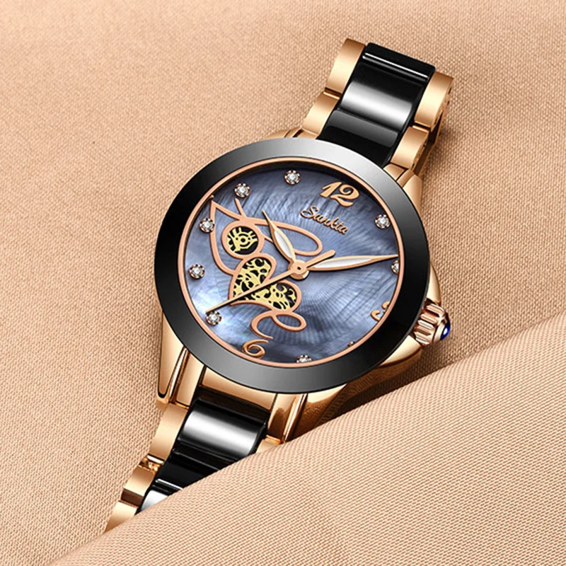 SUNKTA New Women Luxury Brand Watch Simple Quartz Lady Waterproof Wristwatch Female Fashion Casual Watches Clock reloj mujer