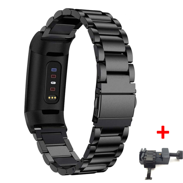 steel strap for Fitbit charge 4 band Replacement wristband Smart Watch Bracelet Charge3/Charge4 Fitbit Charge 3 band