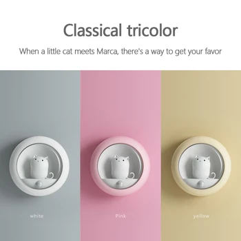 

Wireless USB LED Night Light Infrared Smart Human Body Sensor Cute Cat Night Lights Baby Room Bedroom Corridor Lamp Home Tools