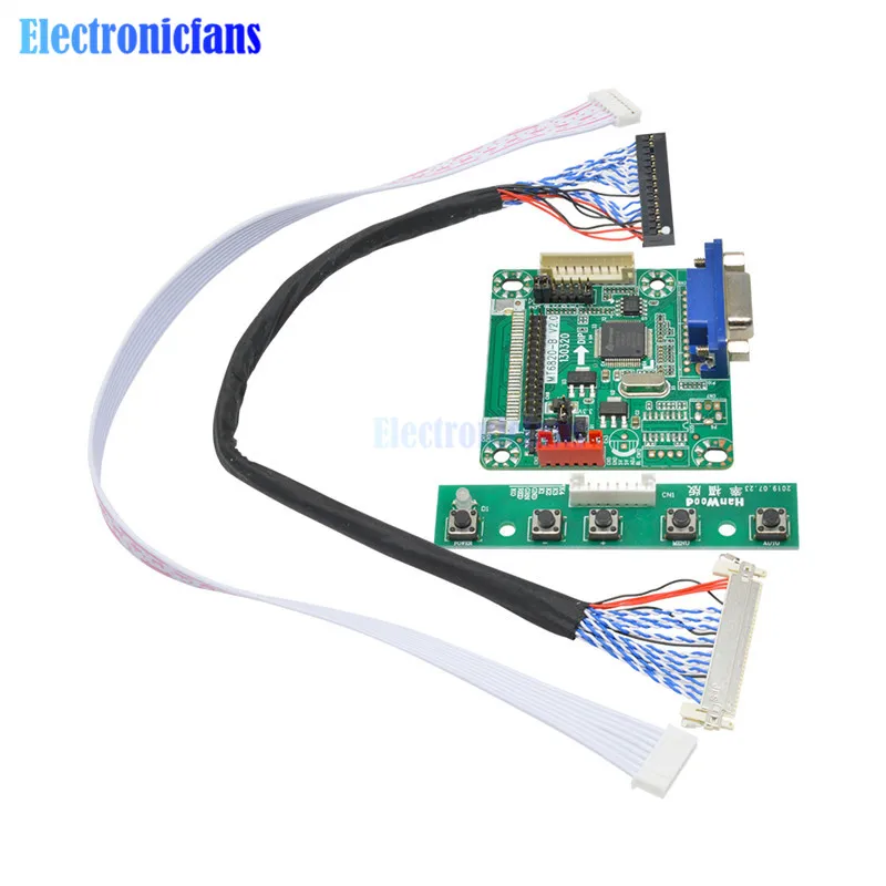 6820-B Универсальный LVDS lcd Montor экран драйвер платы контроллера 5 в 1"-42" Laptor компьютерный модуль части MT6820B DIY Kit