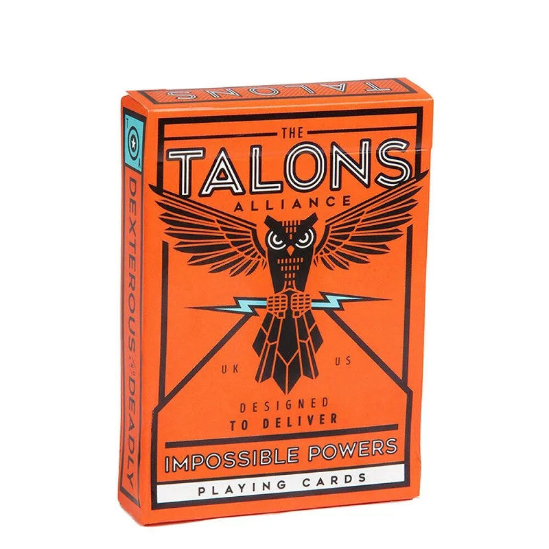Ellusionist Talons Alliance Playing Cards Bicycle Orange Owl Deck Poker