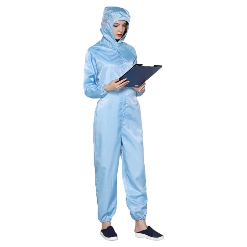 Workshop Uniforms Hooded Antistatic Dustproof Long Sleeve Coats Pants Zipper Tops Jumpsuits Clothing Darily Worker Overalls Workshop Uniforms Hooded Antistatic Dustproof Long Sleeve Coats Pants Zipper Tops Jumpsuits Clothing Darily Worker Overalls