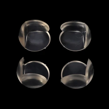 

4Pcs Child Baby Safety Silicone Protector Table Corner Edge Protection Cover Children Anticollision Edge & Guards