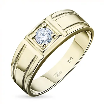 

Yellow gold ring with a diamond e0301kts11100100