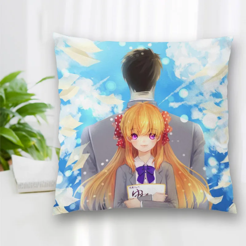 High Quality Custom Gekkan Shoujo Nozaki-kun Square Pillowcase Zippered Bedroom Home Pillow Cover Case 20X20cm 35X35cm 40x40cm | Дом и сад