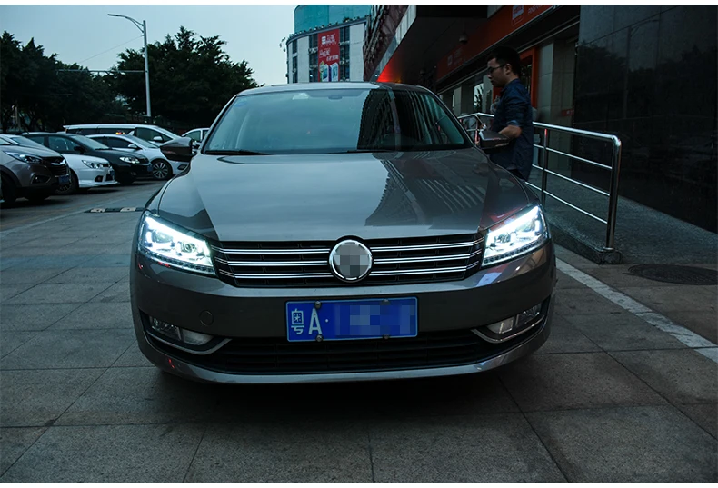 Vland фабрика для автомобиля головного света для Passat светодиодный налобный фонарь с поворотник с последовательным индикатор