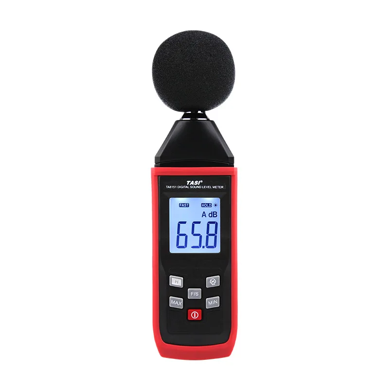 TA8151 цифровой измеритель уровня звука измеритель шума децибел Тестер 30-130дб Цифровой Тестер шума, 1.5дб точность подсветка дисплея