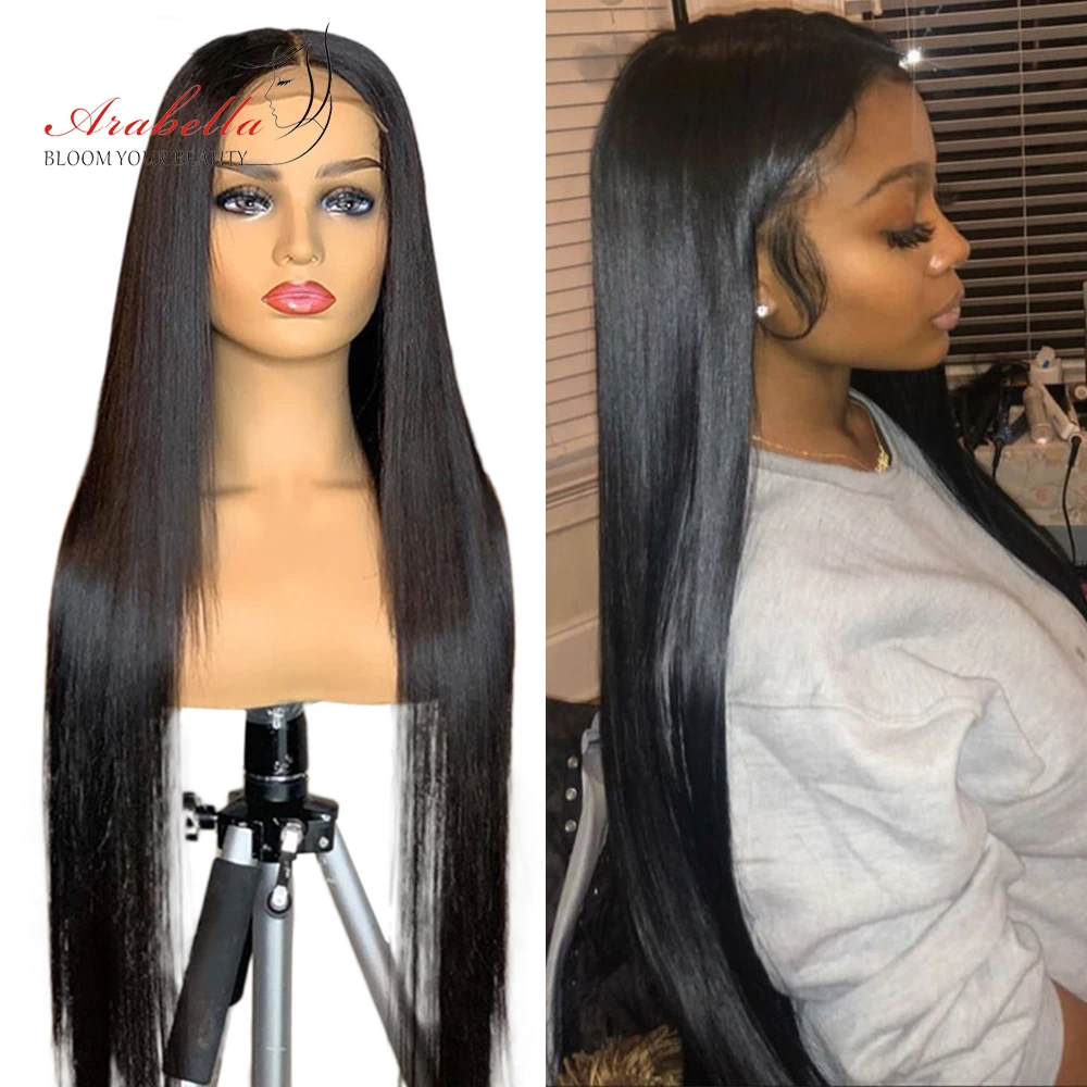 Straight Lace Front Hair Wig 180% Density Lace Front Wig Arabella Pre Plcuked 13*4 Lace Front Wigs