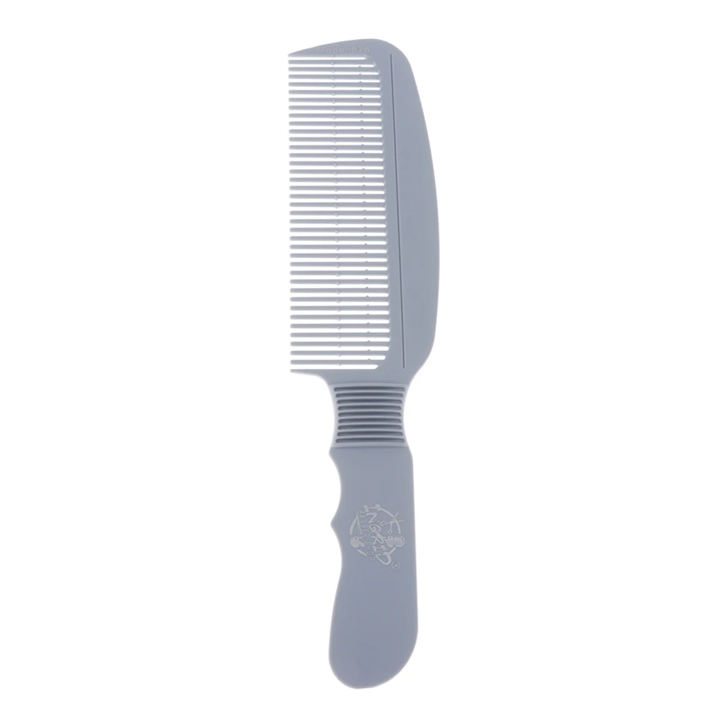 1 Piece Barber Flat Top Clipper Comb For Clipper & Scissor Over Comb Technique, 6 Colors For Choice