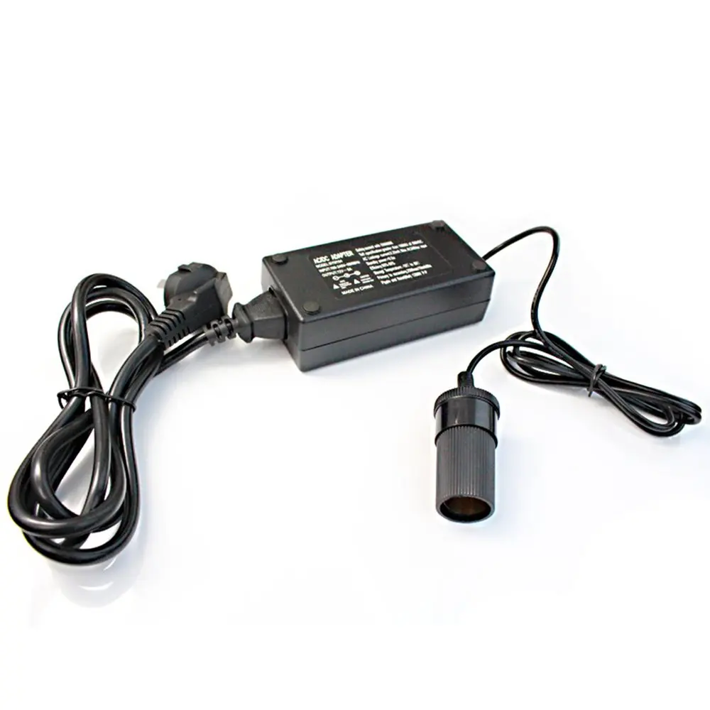 AC 220V в DC 12V Преобразователь мощности инвертор 60W 5A трансформатор DC Блок питания автомобильный адаптер прикуривателя