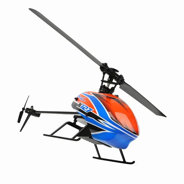WLtoys XK K127 Self Stabilizing 6-Axis Gyroscope 4CH Flybarless Altitude Hold RC Helicopter Body Gift For Kids 6