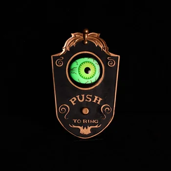 

Doorbell Horror Scarys Animated Talking Eyeball Doorbell For Haunted House Halloween Holiday Party With Spooky Sounds Dropship *