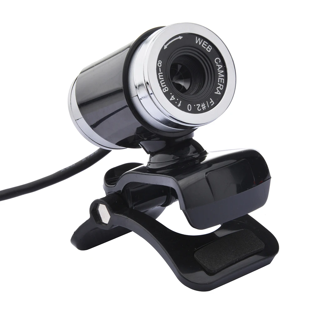 

640x480P 0.3MP HD USB Webcam Home Camera Web Cam Mic Clip-On For Computer Laptop Web Camera 360 Degree Black Camera