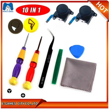 

3D Joystick for NS Joy Con Nintend Switch Left Right Analog Sticks Replacement for Joy Stick Controller Repair Accessories+Tools