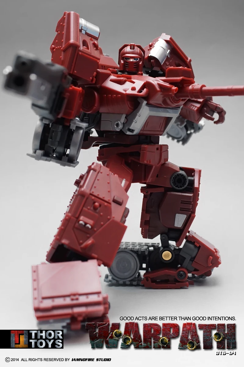 BadCube трансформация OTS-04 Wardog Warrior тропа войны G1 фигурка отсутствие оружия