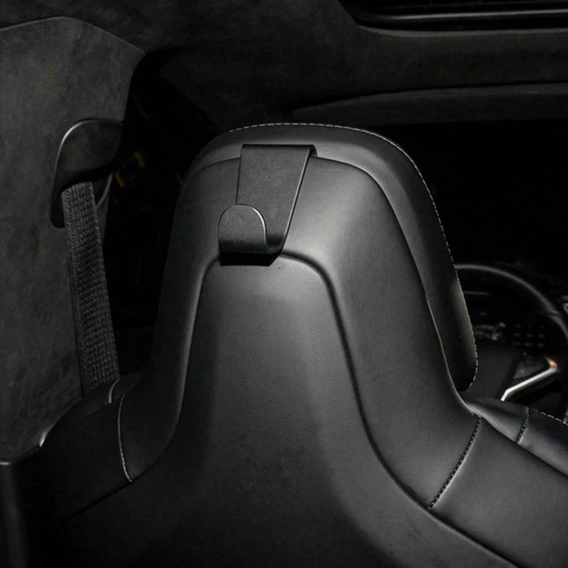 Черный Автомобильный держатель крючка для Tesla модель S X интерьер 7,4x4,2x4,8 см сиденье сзади Висячие аксессуары полезные