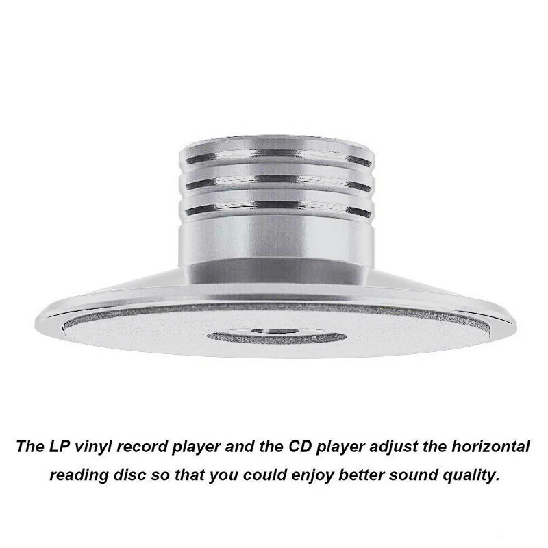 Metal LP Vinyl Speaker Stabilizer Portable aluminum Clamp Disc Stabilizer Reducing Vibration Disc Stabilizer high sound quality