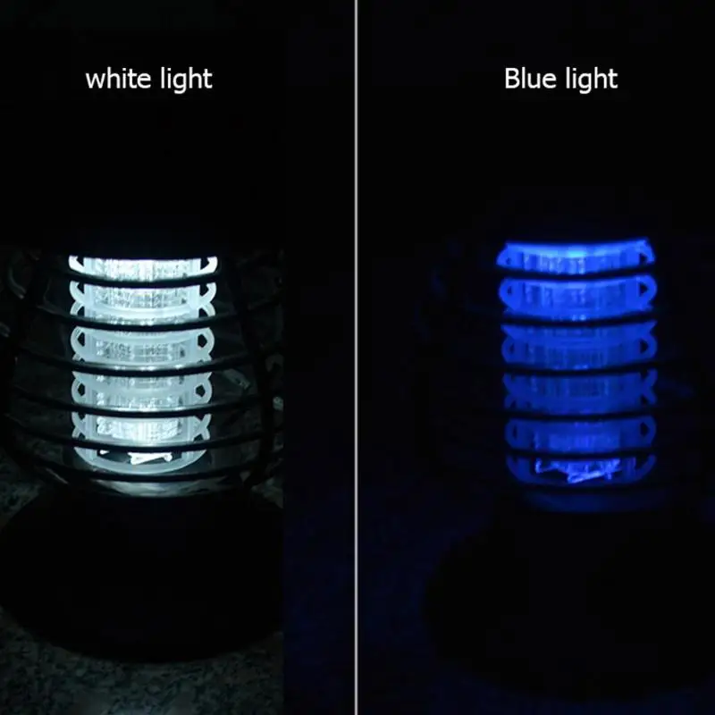 2 in 1Outdoor Solar Power LED Mosquito Killer Lamp Outdoor Lawn Fly Bug Trap Light Garden Mosquito Killer Lawn Light Repellent