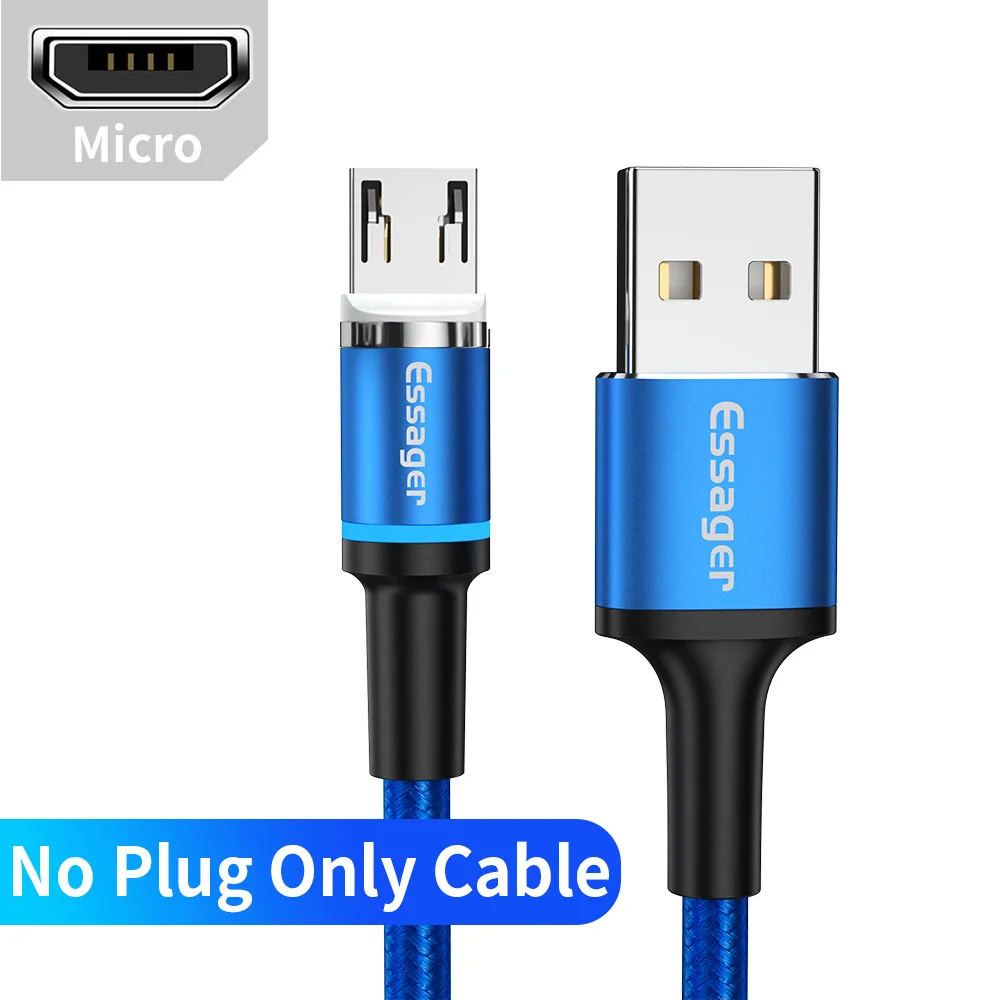 

Essager Magnetic Micro USB Cable for IPhone Samsung Android Fast Charging USB Cable 3m Cord Magnet Charger Adapter