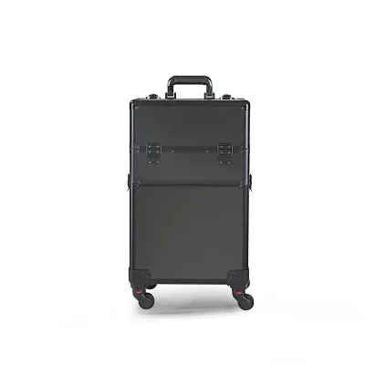 Многофункциональный Профессиональный макияж, коробка большой емкости инструмент багаж высокого качества многослойная гигиеническая Косметика сумка чемодан багаж - Цвет: C2