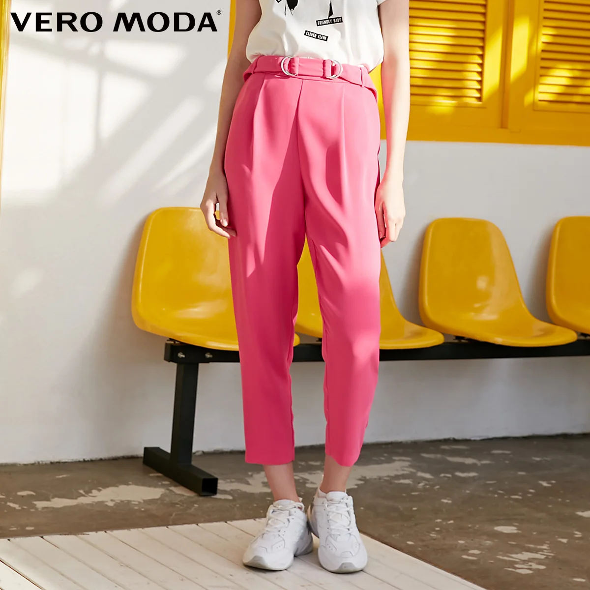 Geisha Vero Moda женские укороченные брюки со средней посадкой | 319250503 - Цвет: Geisha