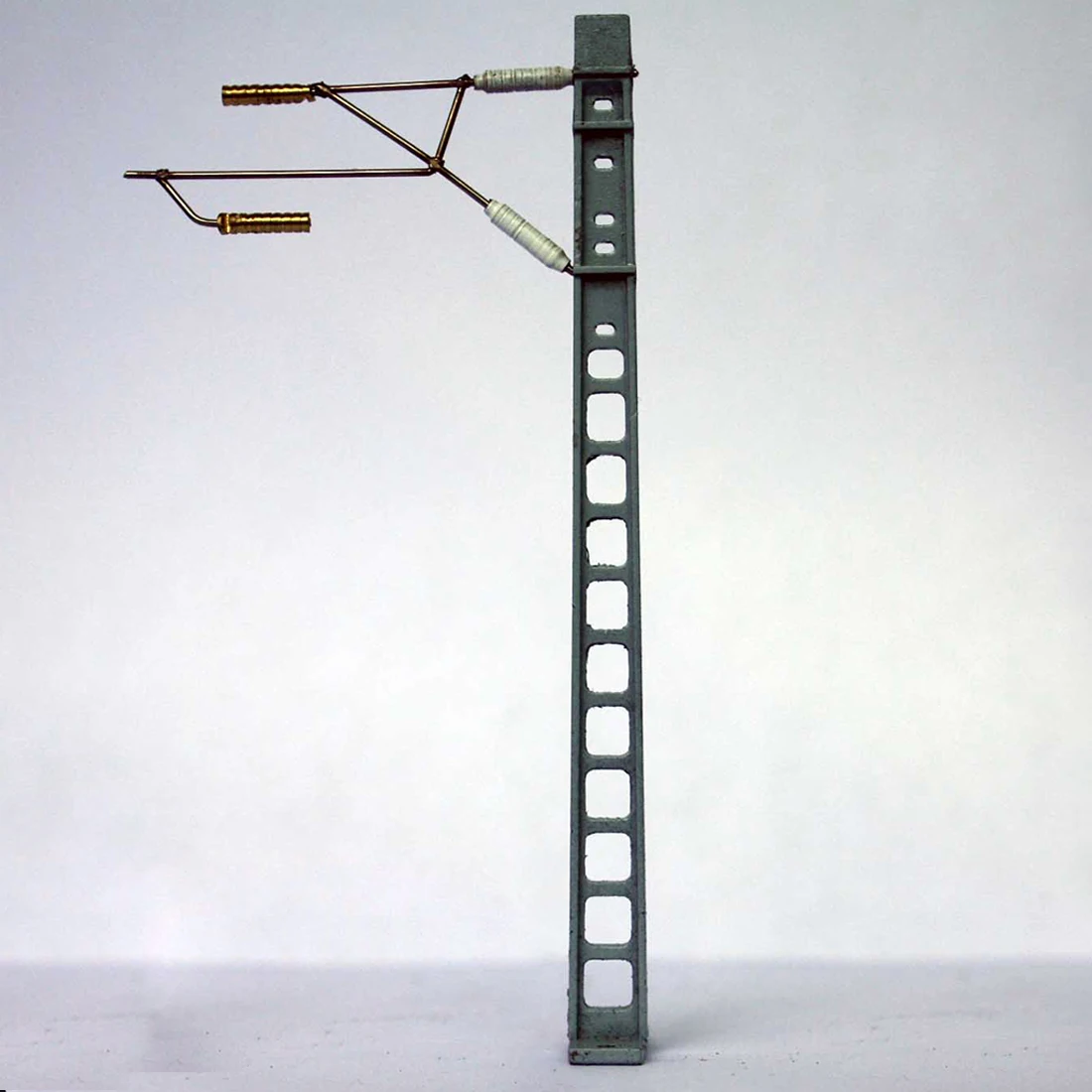  1:87 HO Scale Train Railway Scene Decoration Single Arm Catenary Model For Sand Table